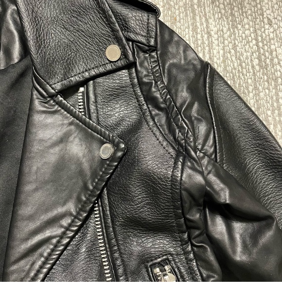 Blank NYC Women’s Faux Leather Black Moto Jacket Size XS - Picture 12 of 15